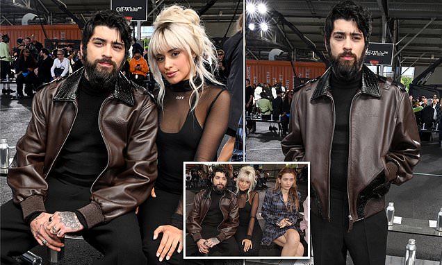 Zayn Malik hangs out with Camilla Cabello at Off-White fashion show