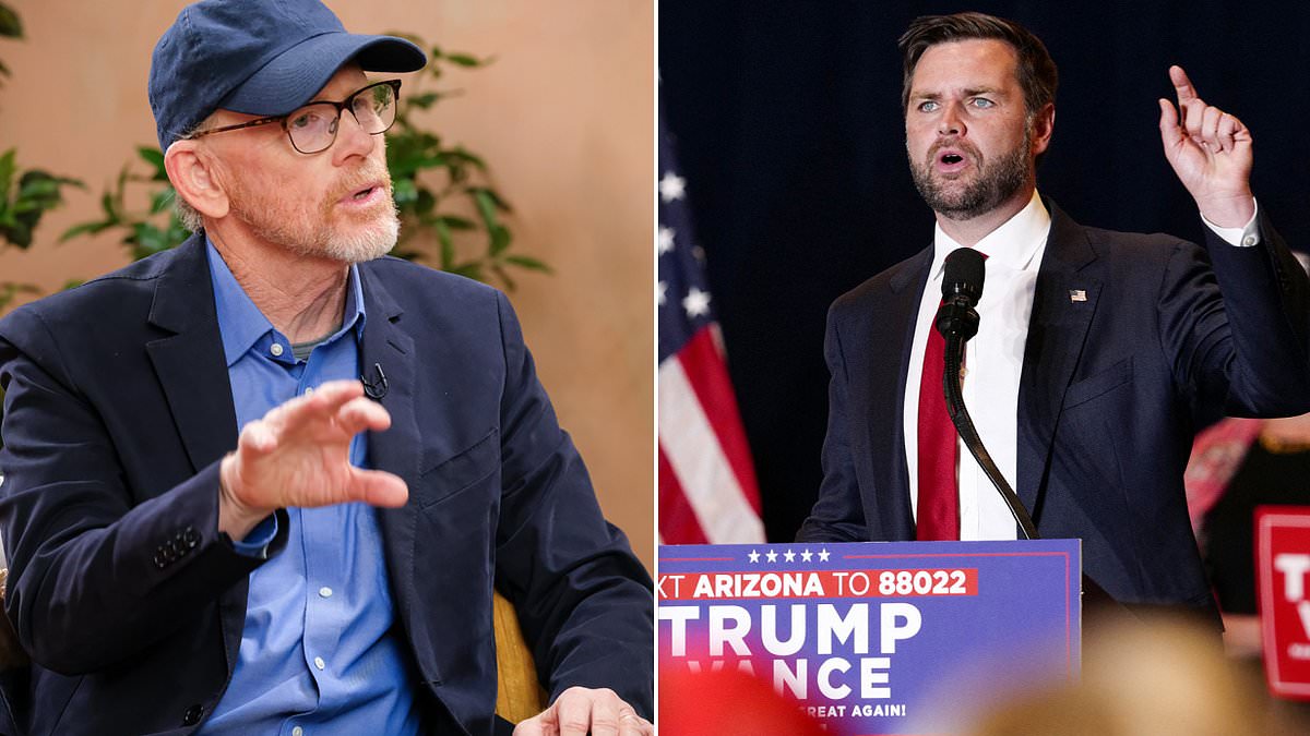 Hillbilly Elegy director Ron Howard claims JD Vance has changed as he reveals who he is voting for