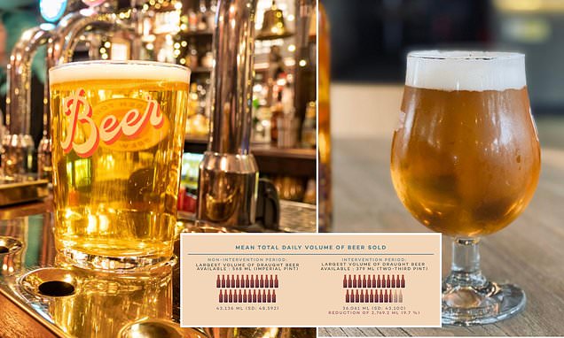 Woke scientists want to shrink your PINT to limit alcohol consumption