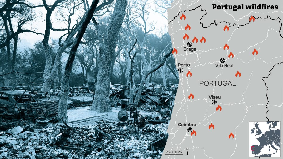 Portugal wildfires mapped – and if you can cancel your holiday