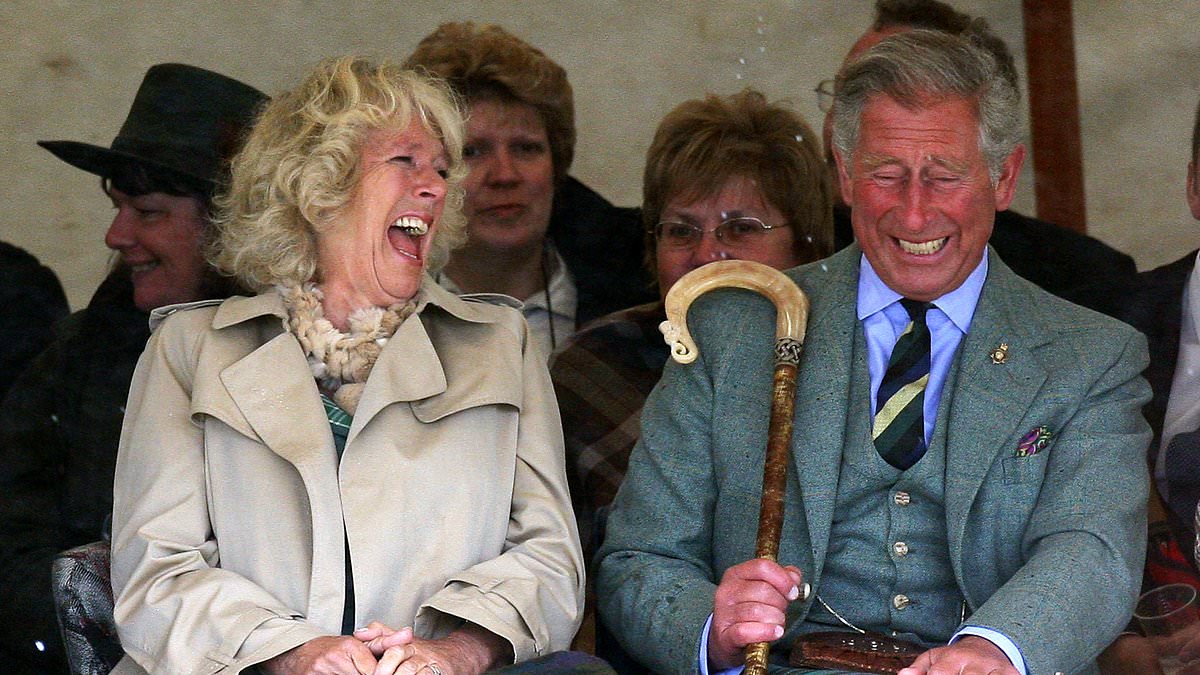 Royal giggles: How Charles and Camilla shared plenty of laughs at the Mey Highland Games...even before they were married - but in recent years the King has gone without his wife