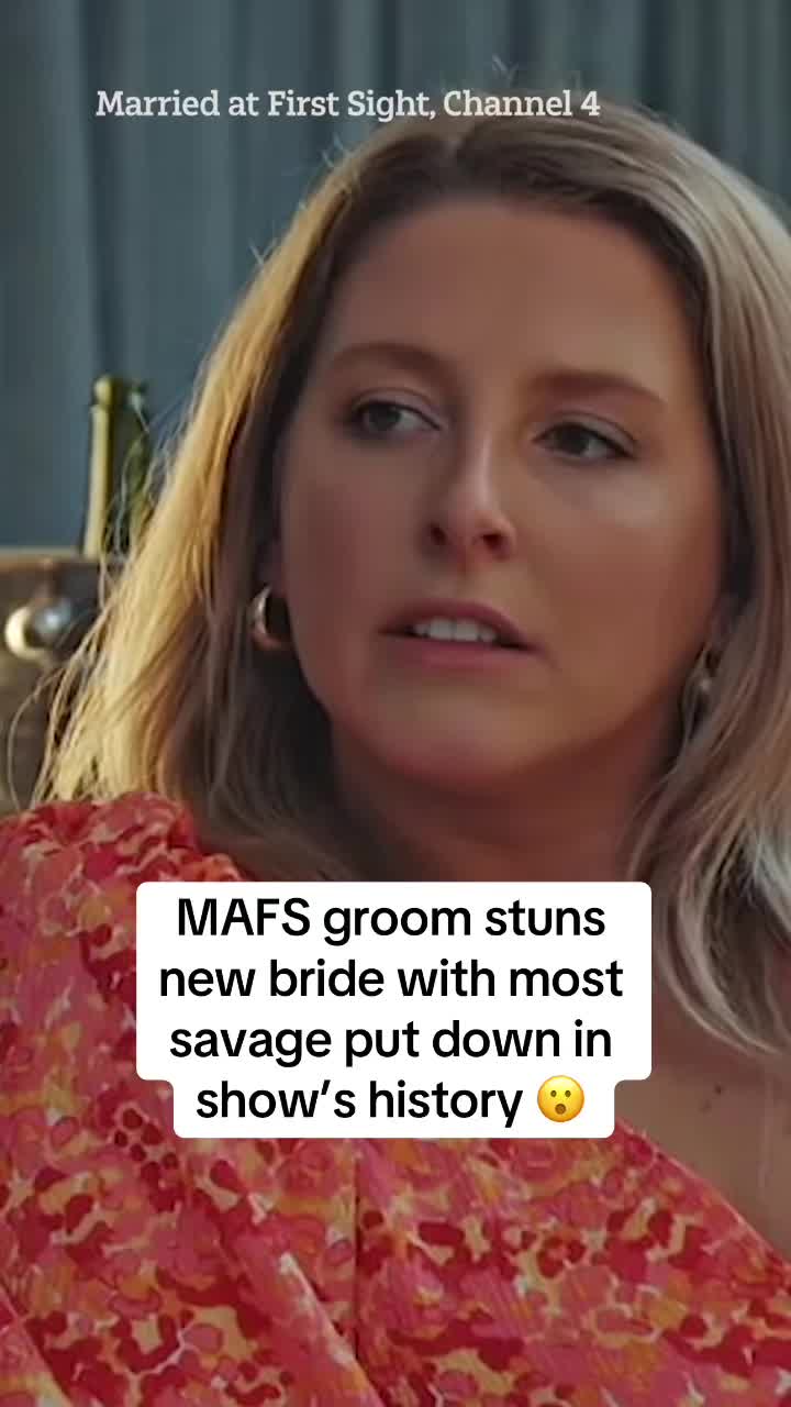 This is so savage 🫣 #mafs #marriedatfirstsight #wedding #viral