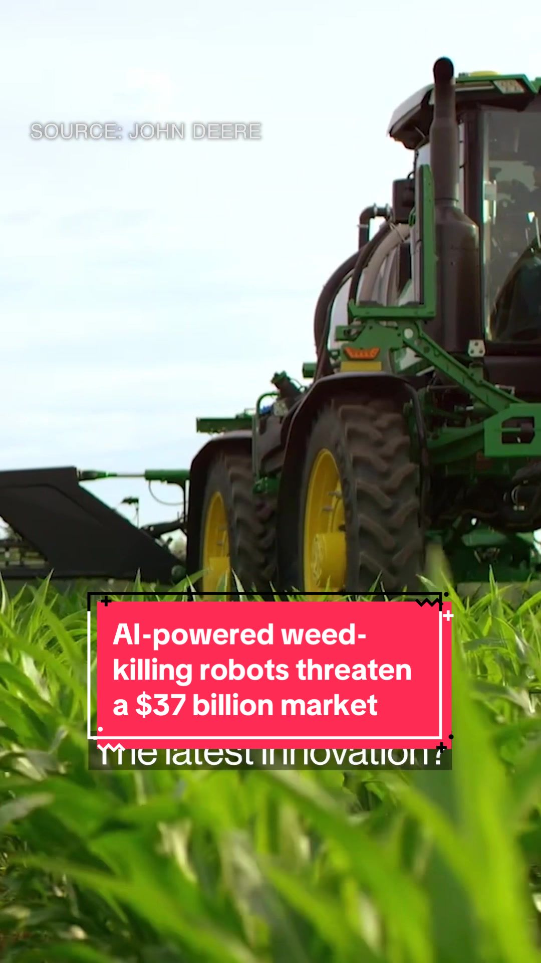 #Farmers shelling out $37 billion a year to drench fields in liquid weed killers are increasingly trying out a new model: use tech to use less. Here's how #AI is impacting the industry. #farming #business #agriculture #robots #tech #artificialintelligence