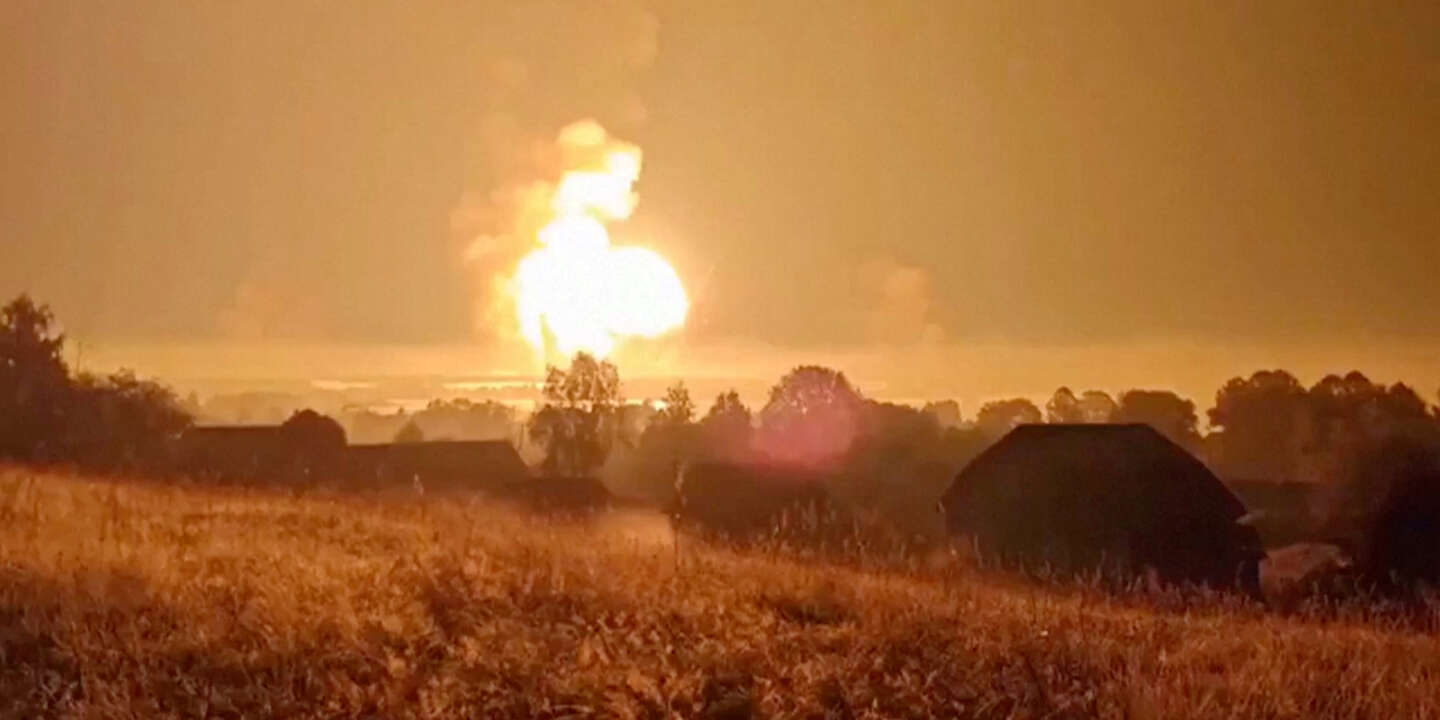 Ukraine destroys huge Russian ammunition depot with first-of-its-kind/ ground-breaking/ innovative missiles