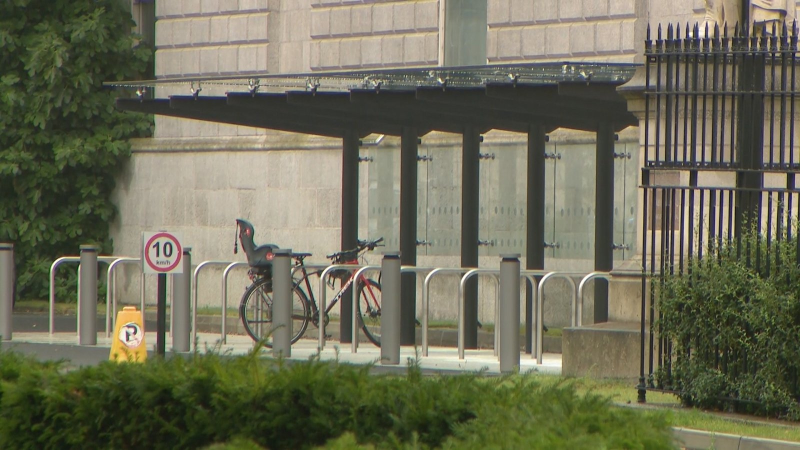 Construction of Leinster House bike shelter hit by delays