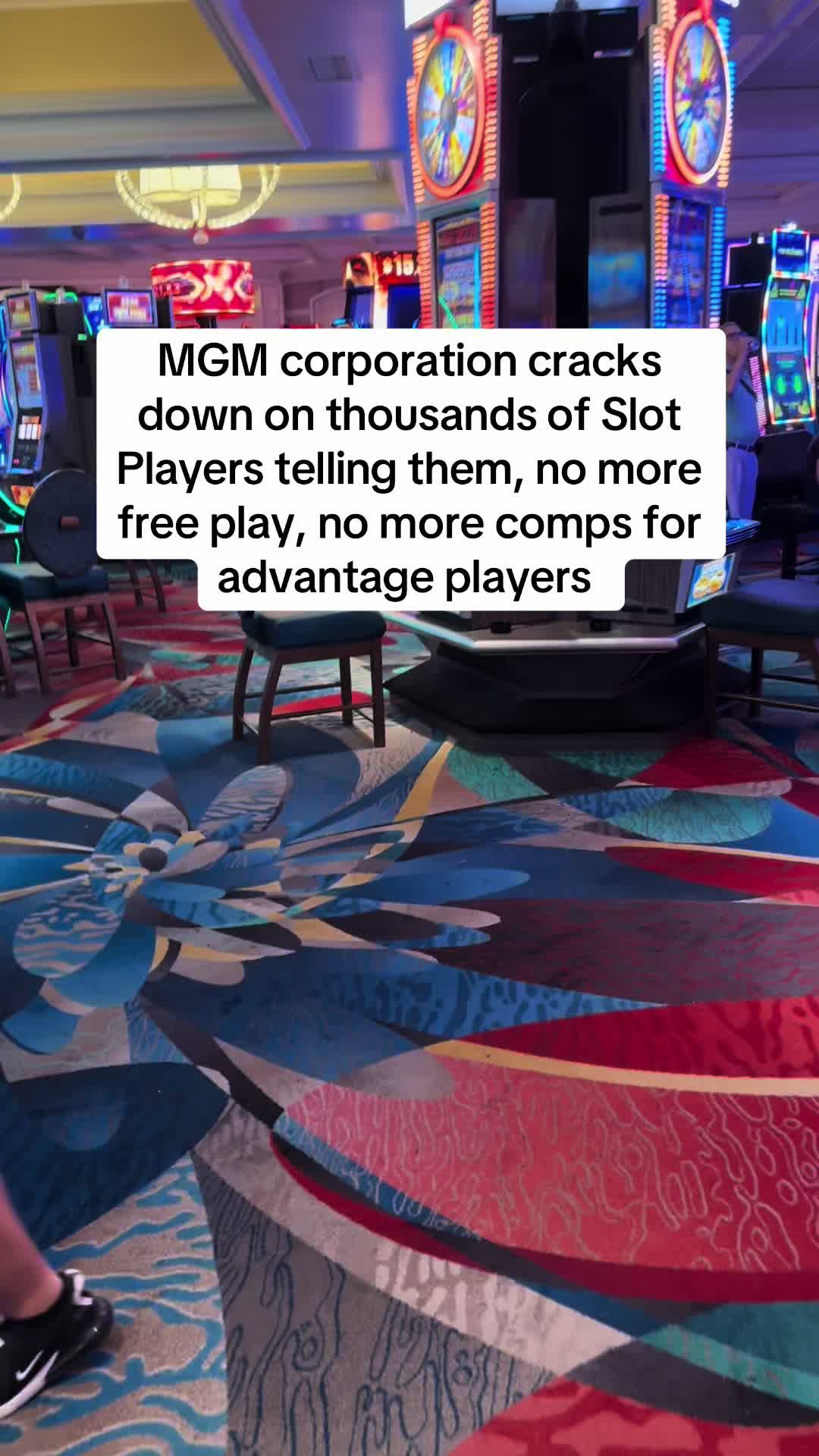 Advantage players are now persona non grata @MGM Rewards The use of the word provenance here, not correct, i get heated, 1 take #vegaspaulycshow