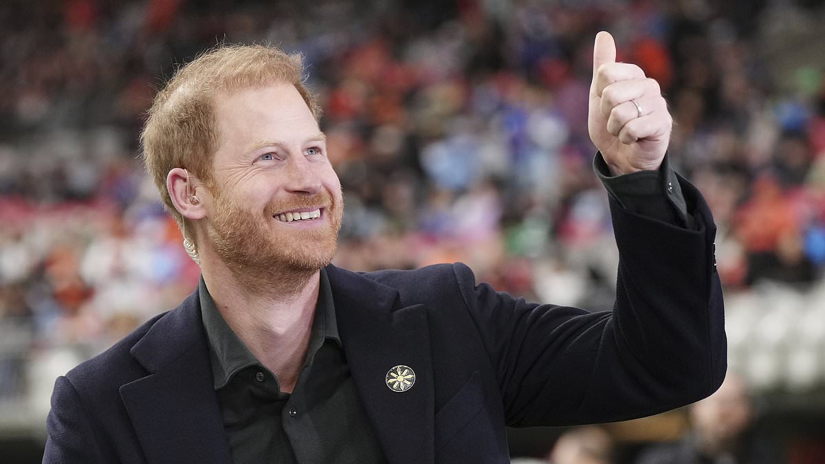 Prince Harry turns up alone for surprise appearance at Canadian cup final days after wife Meghan Markle went solo at friend's party