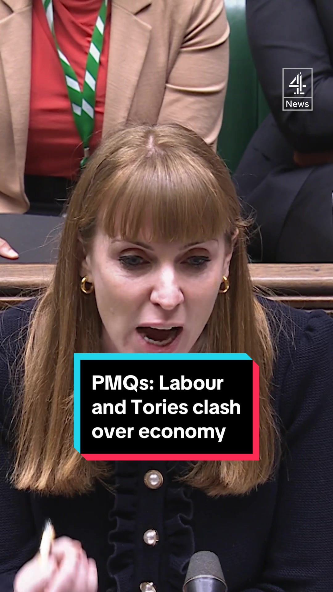 Deputy Prime Minister Angela Rayner says she will “take no lessons” from Shadow Chancellor of the Duchy, Alex Burghart, in PMQs today, after he accused Labour of breaking their promises and raising taxes. #Labour #PMQs #AngelaRayner #KeirStarmer #Inflation #Conservatives #Tories #Politics #UKPolitics #UKNews #C4News