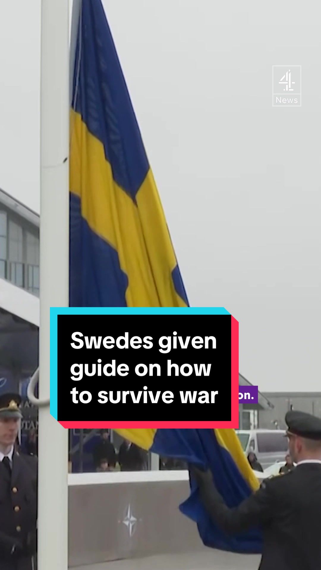 Millions of Swedes have received a leaflet on how to prepare and cope for war. This is because the Swedish government is worried that the Russian invasion of Ukraine could lead to a war in Sweden. #Sweden #War #Crisis #Safety #Channel4news #C4news