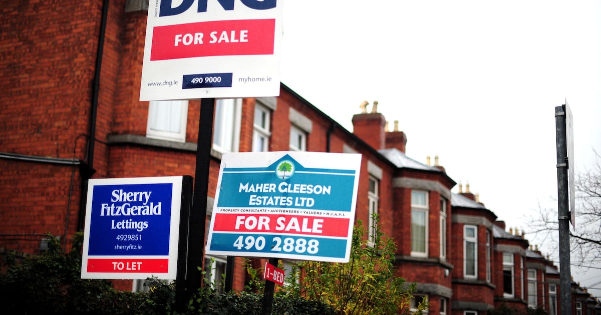 Irish house prices continue to rise at annual rate of 10%