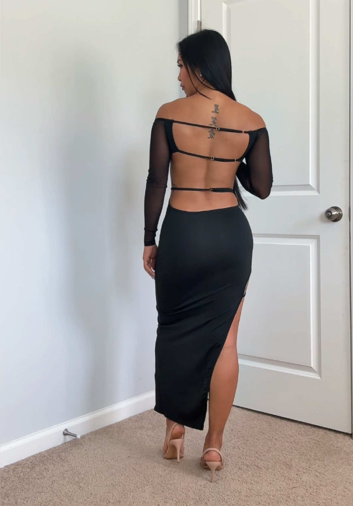 🔥🔥🔥Dress link⬆️⬆️⬆️ #tiktokshop #tiktokshopping #filipina #dresstoimpress #winterfashion #blackdress