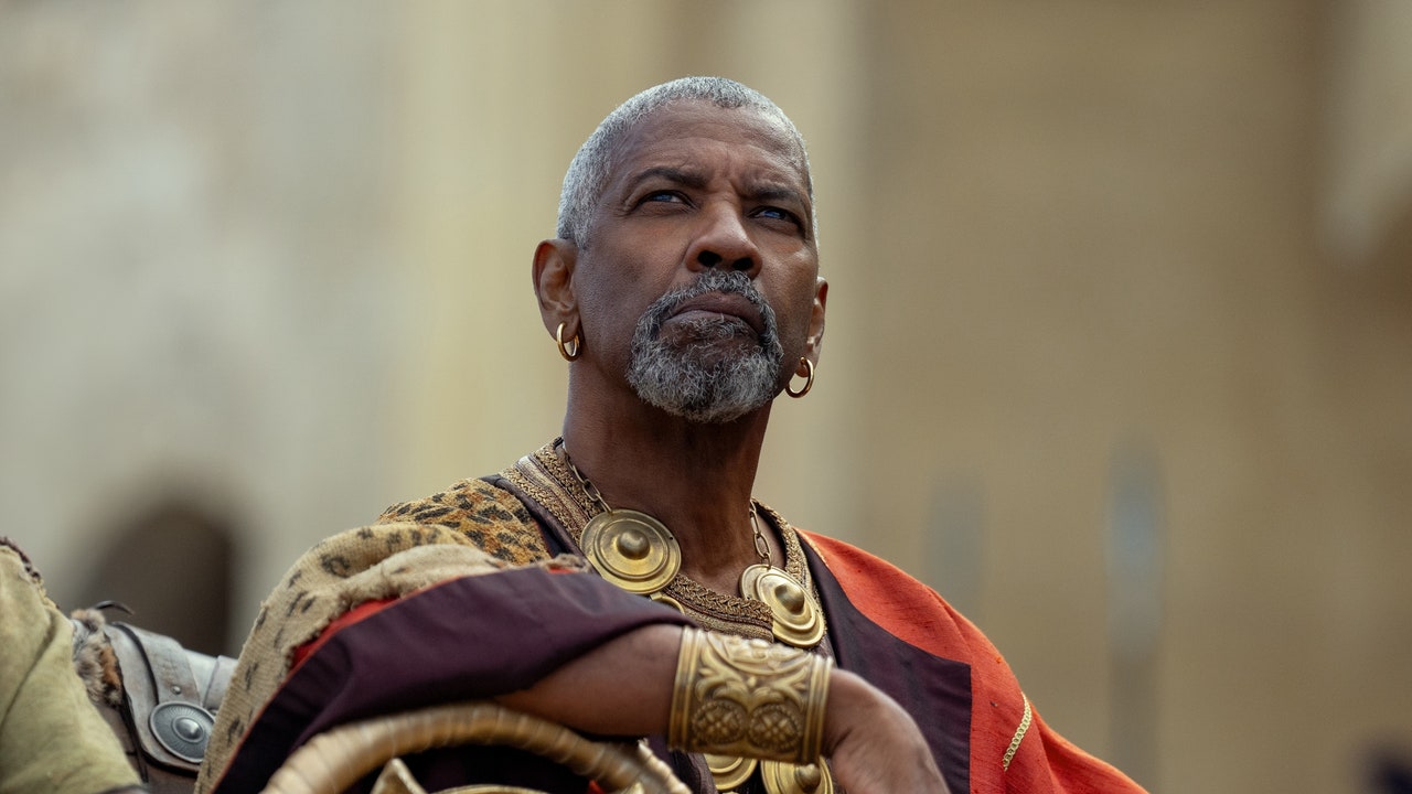 Denzel Washington Gives Gladiator II Its Muscle