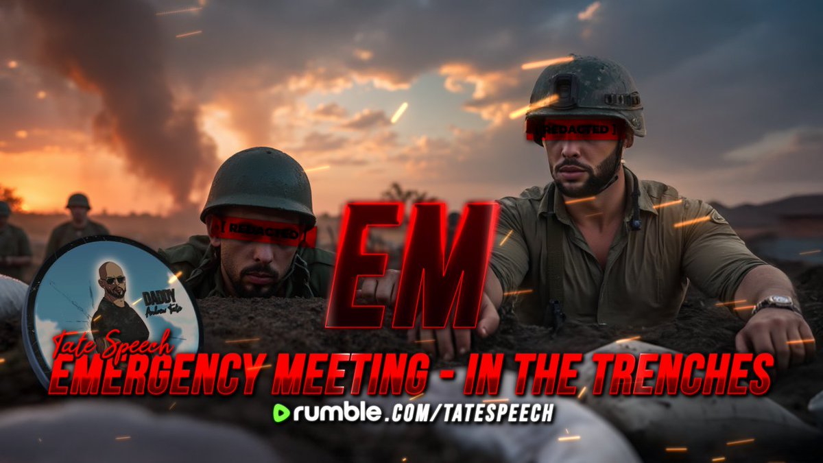 @Cobratate: ⁨⁨EMERGENCY MEETING - IN THE TRENCHES Tonight, November 21 Live on Rumble ⁩