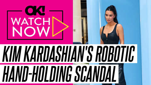 'Weird' Kim Kardashian Criticized for Holding Hands With New Robot: 'We Don't Want This!'