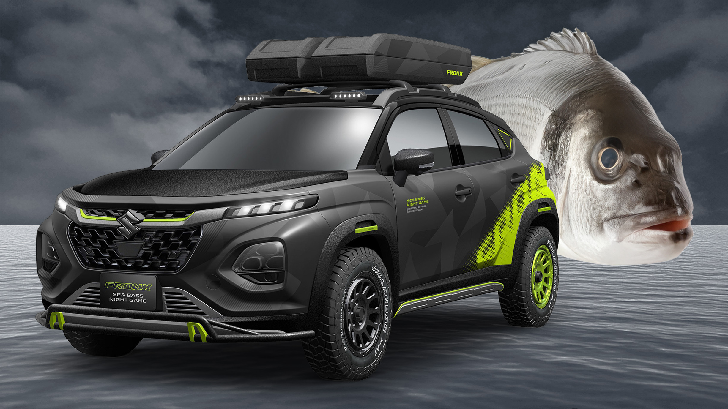 Suzuki Fronx Sea Bass Night Game Concept Will Help Catch Fish In Tokyo