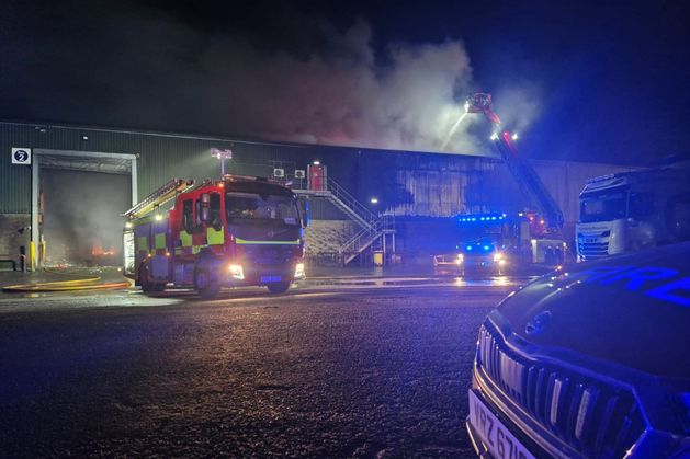 67 firefighters tackle overnight blaze at NI business property