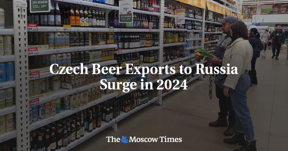 Czech Beer Exports to Russia Surge in 2024