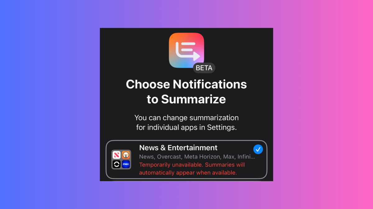 Apple's Latest iOS Beta Quietly Kills AI News Notifications