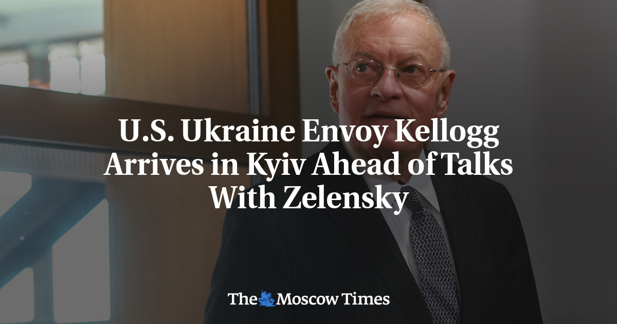 U.S. Ukraine Envoy Kellogg Arrives in Kyiv Ahead of Talks With Zelensky