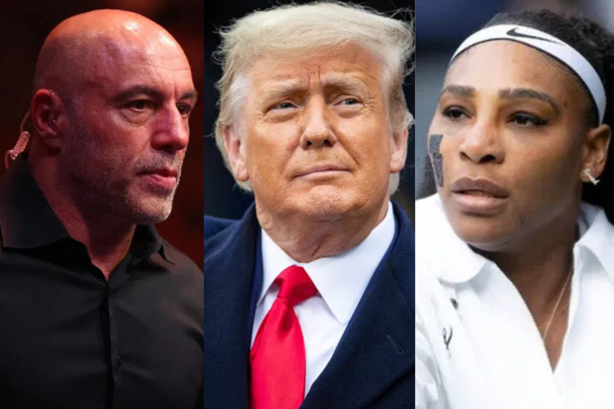 “She’s Not Gonna Embarrass Him”- Joe Rogan Baffled by Donald Trump & Serena Williams’ Tennis Clip