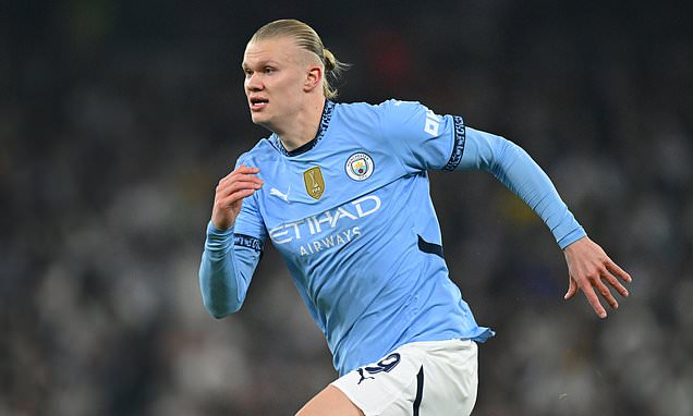 Erling Haaland is benched for Man City's visit to Real Madrid