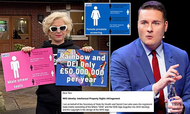 NHS threatens women's rights campaigner with legal action over leaflet