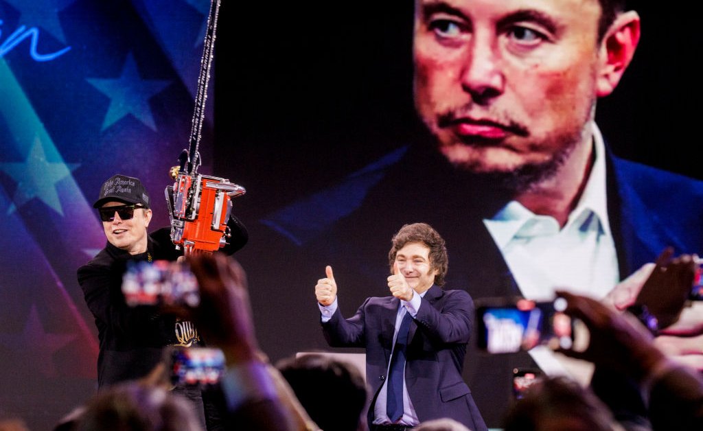 Elon Musk Waves Chainsaw at CPAC, Touting Cuts to Government