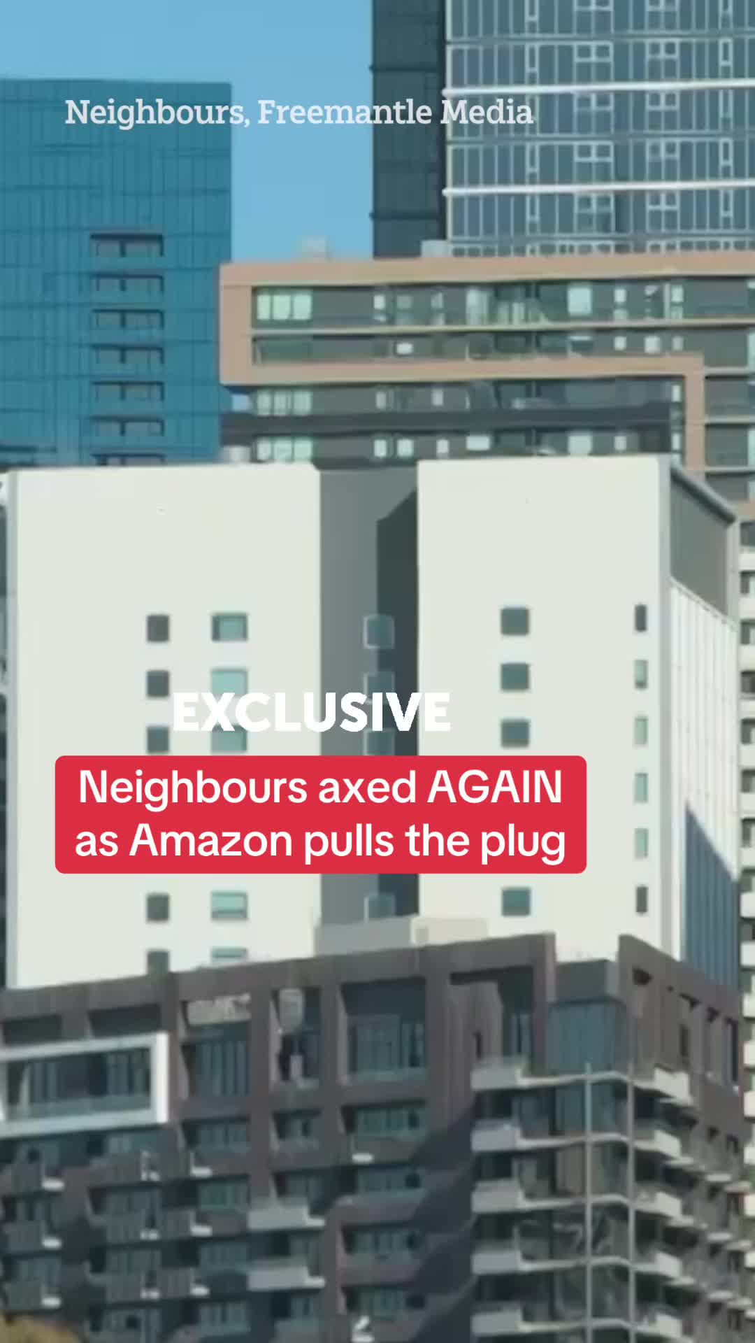 Beloved Aussie soap Neighbours is being axed again - after production company Fremantle failed to agree a new deal with Amazon.  #neighbours #amazon #tv #news #cancelled