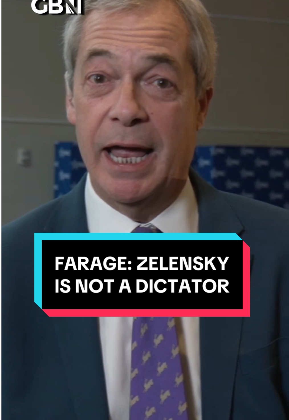 Nigel Farage disagrees with Donald Trump after the US President called Volodymyr Zelensky a dictator. #NigelFarage #Farage #Trump #Zelensky #Zelenskyy #Putin #Ukraine #GBNews