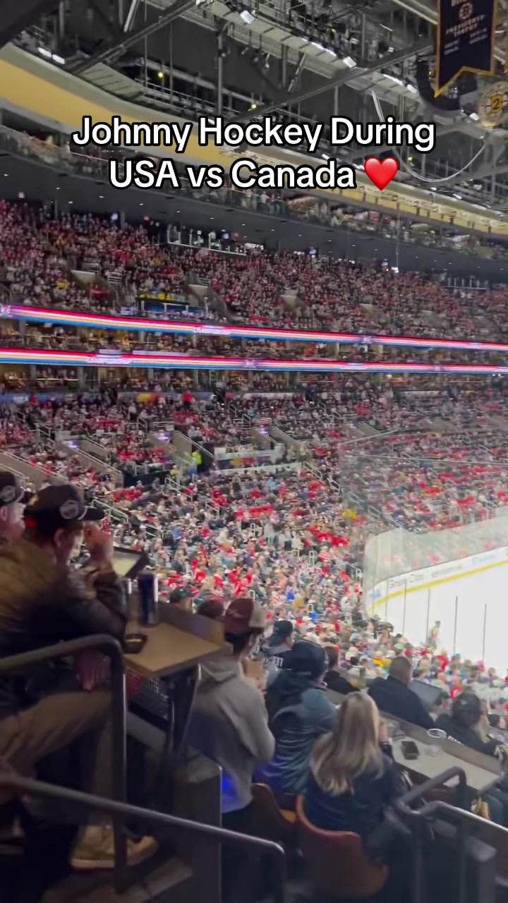 All of Boston is chanting in honor of Johnny Gaudreau. There's nothing like hockey, man ❤️ @Spittin Chiclets (via:Ardaocal/ig)