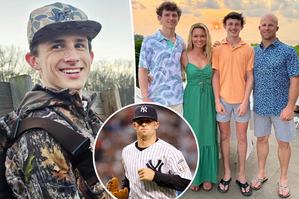 Yankees star Brett Gardner's teenage son, 14, died of 'asphyxiation'...