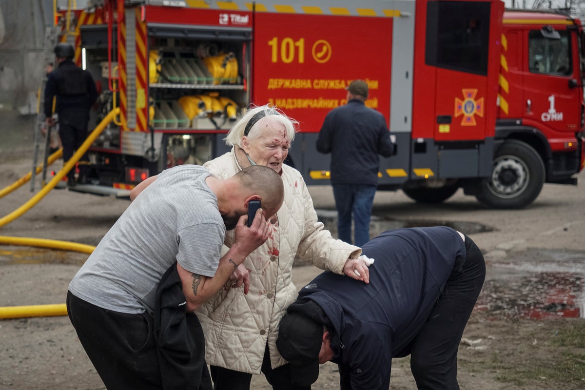 Ukraine war latest: Putin accused of ‘hollow’ peace claims as 74 wounded in Sumy