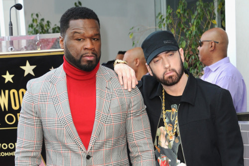 Eminem congratulated by 50 Cent after he became a grandfather