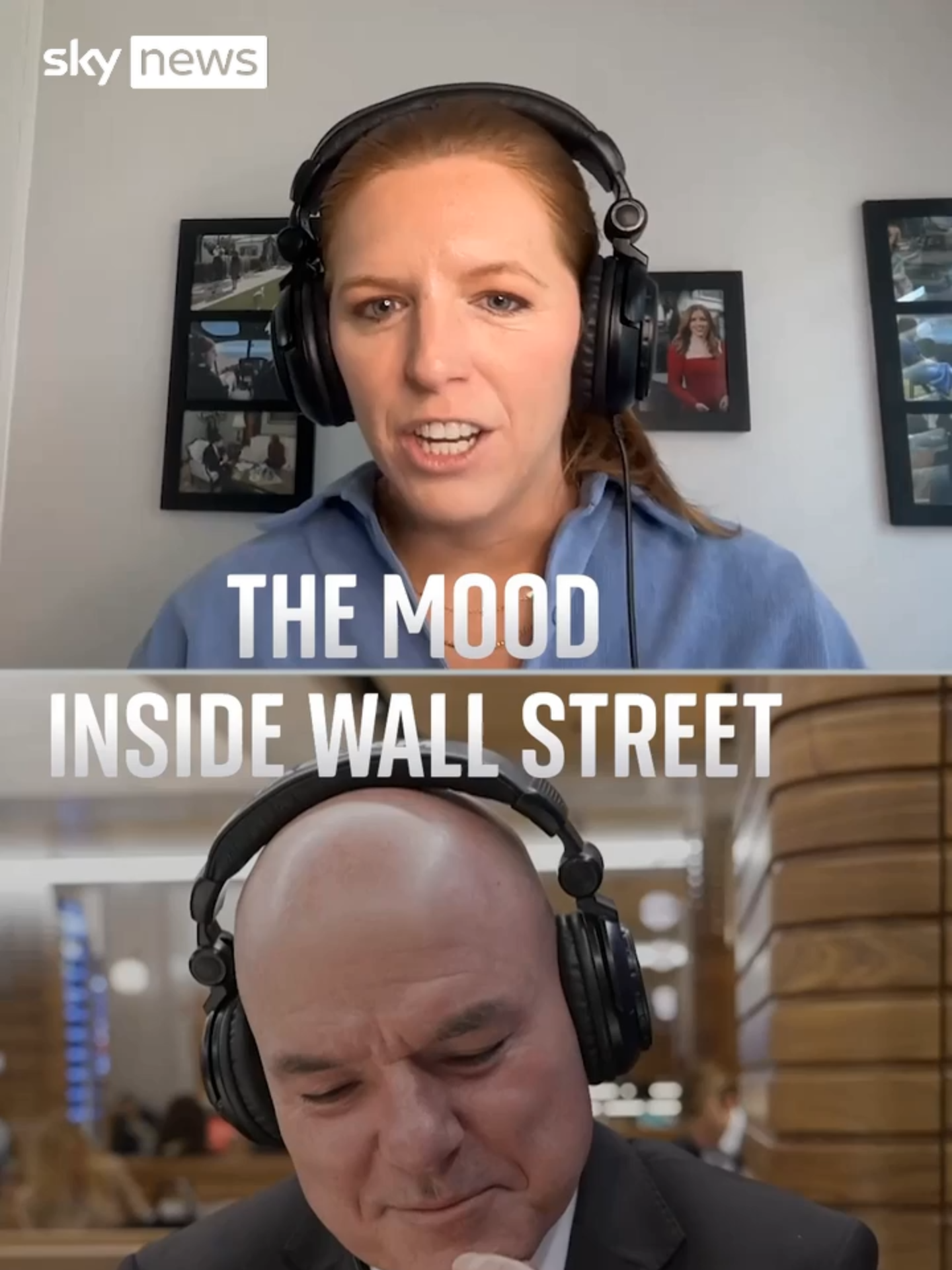 On Trump 100 day 80, Trump’s soaring tariffs on China take effect. Now a whopping 104% as of Wednesday morning, James Matthews has been at the New York Stock Exchange, where the boards started green but soon slipped back to red. ?? ? Listen via the link in our bio #SkyNews #Trump100 #DonaldTrump