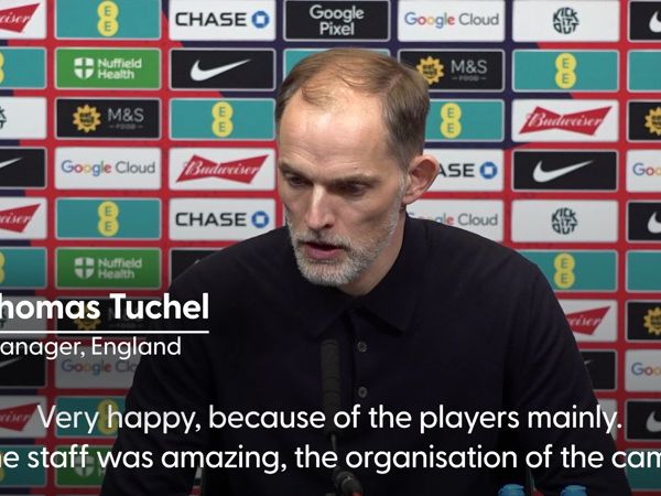 Thomas Tuchel 'very happy' with England players after first two matches