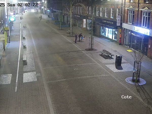 Watch: CCTV shows moment men break and steal beloved Paddington Bear statue