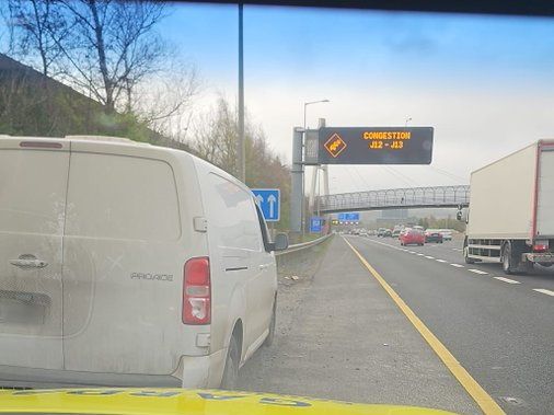 Driver caught using phone on M50 had not taxed his van for more than 1,000 days