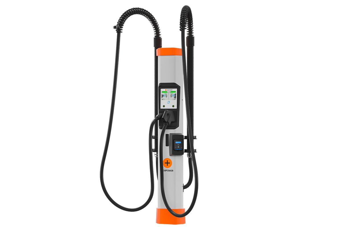 Kempower’s new Flex Satellite public EV charging station features CCS and NACS connectors