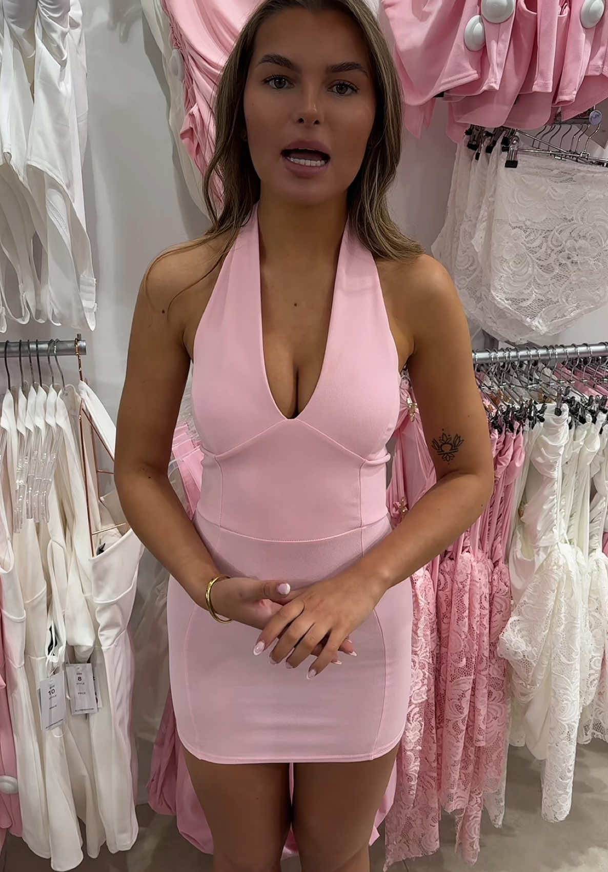 Outfit of the day ?? New halterneck mini dress just landed in store ? #LoveLisa #fyp #fypシ゚