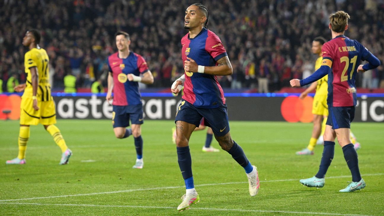 Live updates, analysis: Barcelona host Dortmund; PSG, Villa meet in Paris