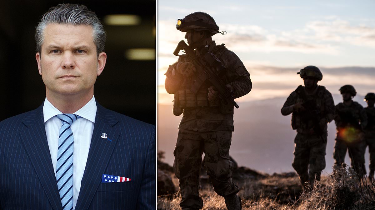 Hegseth orders Pentagon to cut top military positions by 20%