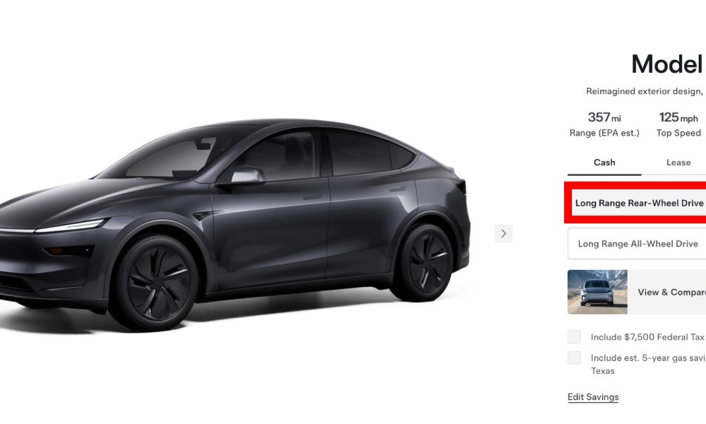 Tesla launches its most inexpensive trim of new Model Y