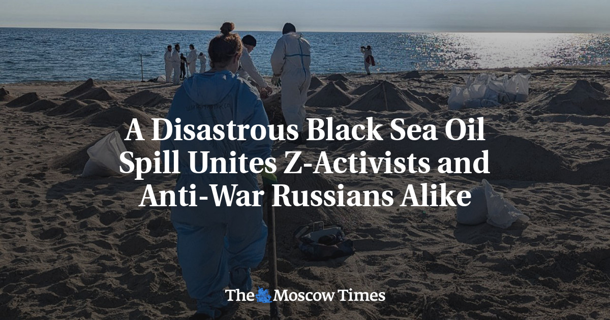 A Disastrous Black Sea Oil Spill Unites Z-Activists and Anti-War Russians Alike