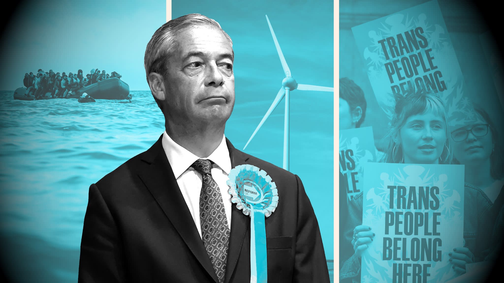 Anti-woke, anti-net zero and anti-immigration: what are Reform UK’s main policies?