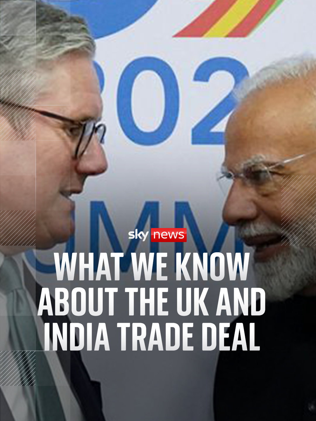 What we know about the #UK and #India trade deal? The UK and India have signed an "ambitious and mutually beneficial free trade agreement", according to Narendra #Modi. Sky's political correspondent Liz Bates explains.