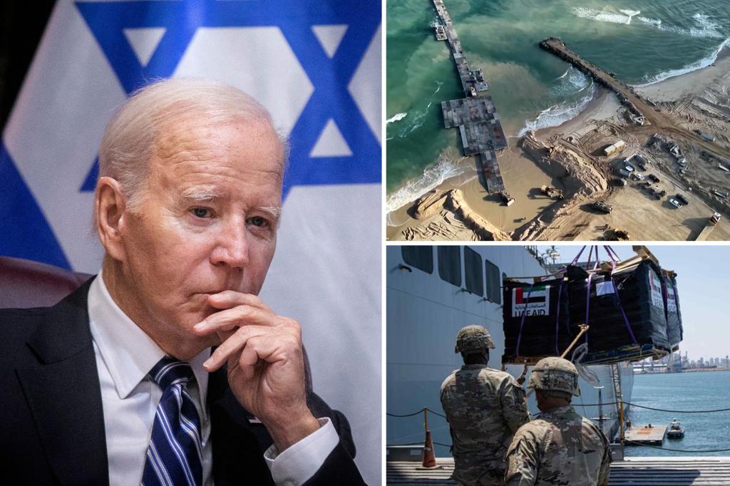 Biden Gaza pier fiasco left 62 US forces injured, one dead and caused...
