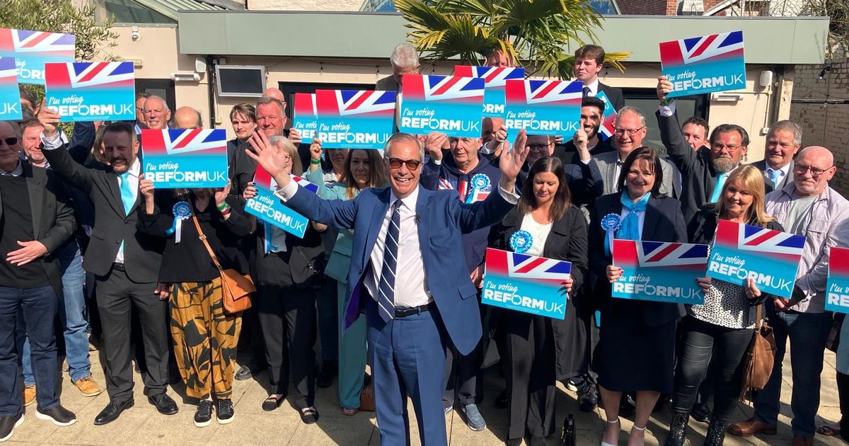 Farage reaction as Reform candidate shared Tommy Robinson and Andrew Tate posts