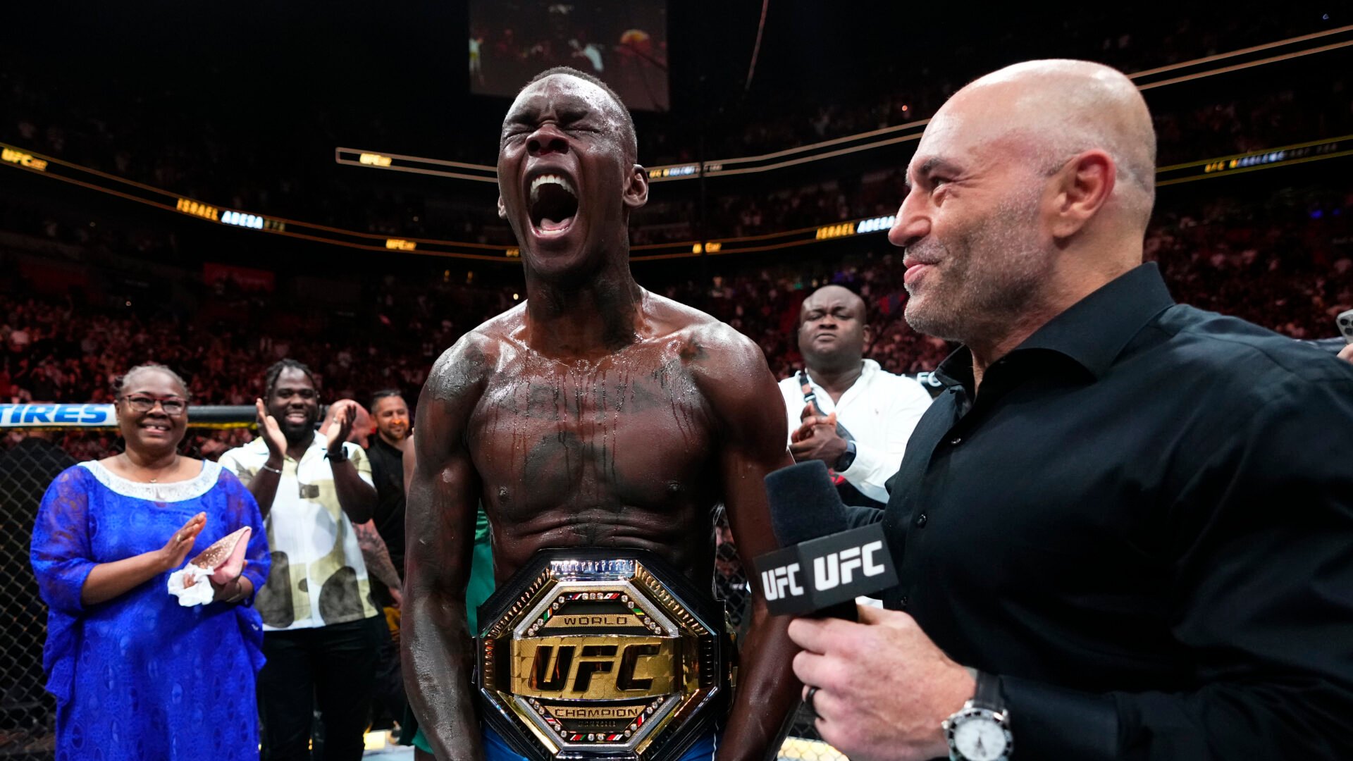 Joe Rogan hails 'perfect' Israel Adesanya moment that finished Alex Pereira feud