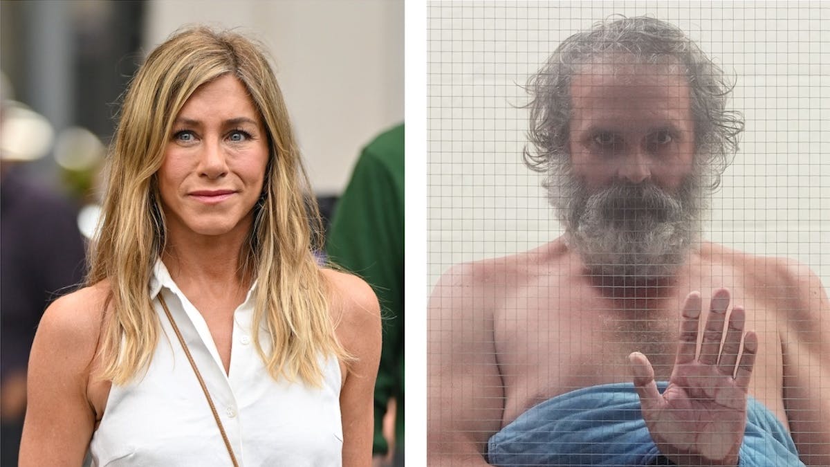 Jennifer Aniston’s Alleged Stalker Shows Up To Court Shirtless, Wrapped In Blanket