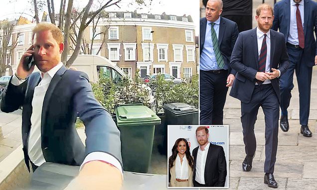 Moment blundering Prince Harry knocks on wrong door by mistake
